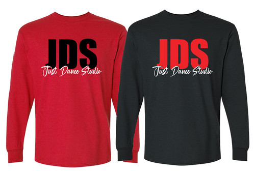 JDS Non Comp Script Long Tee Glitter