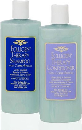 Folligen Shampoo & Conditioner 8  oz