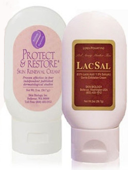 Skin Biology P & R w/High Retinol Cream and LacSal Cream