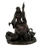 Frigga Norse Goddess of Destiny Love and Marriage w/Infant Animals & Spindle Main image
