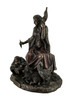 Frigga Norse Goddess of Destiny Love and Marriage w/Infant Animals & Spindle Additional image