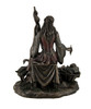 Frigga Norse Goddess of Destiny Love and Marriage w/Infant Animals & Spindle Additional image