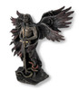 Bronzed Seraph Six-Winged Guardian Angel with Sword and Serpent Additional image