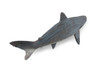 Gray Weathered Finish Wood Look Shark Statue Additional image