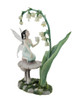 Lily of the Valley Flower Fairy Statue by Artist Rachel Anderson 11 Inch Main image