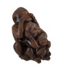 No Evil Monkeys Faux Wood Carving Statue Additional image