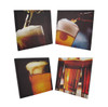 Set of 4 Art Of Beer Printed Canvas Wall Hangings Main image