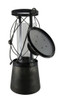 22 Inch Tall Black Metal and Glass Candle Lantern Additional image