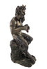 Bronzed Finish Pan Playing Flute Statue Greek Mythology Faun Additional image