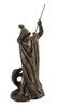 Bronzed Standing St. George Slaying Dragon Statue Additional image