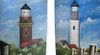 Set of 2 Wooden Lighthouse Decorative Wall Hangings Additional image