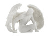 Nude Winged Male Angel Sitting Marble Finish Statue Additional image