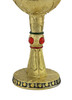 Egyptian Winged Isis Golden Wine Goblet 6 oz. Additional image