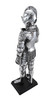 Silver Finish Medieval Knight In Armor Statue Figure Armour Additional image