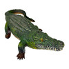 Alligator Statue Realistic Green Resin Outdoor Garden Figure 21 Inch Main image