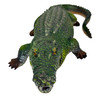 21 inch Green Alligator Statue Resin Gator Garden Outdoor Yard Lawn Decor Additional image