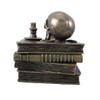 Bronze Wizard`s Study Books and Skull Trinket Stash Box Additional image