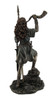 Boudica Warrior Queen of Iceni Holding Spear Blowing Celtic Horn Statue Additional image