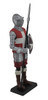 Knight of Malta Guard Holding Pike and Maltese Cross Shield Statue Additional image