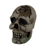 Color Changing LED Lighted Cracked Skull W/Web Statue Main image