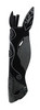Abstract Black/White Giraffe African Safari Wall Mask Africa Decor 20 In. High Additional image