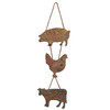 A & B Home 42089 10x35.5 Inch Farm Animals Wall Art Main image