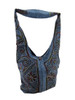 Colorful Embroidered Swirls And Floral Print Cotton Cross Body Bag Main image