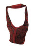 Colorful Embroidered Swirls And Floral Print Cotton Cross Body Bag Additional image