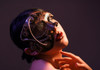 Metallic Steampunk Phantom Half Face Masquerade Mask Additional image