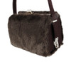 Faux Fur Hard Frame Evening Bag Additional image