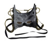 Spiked Metallic Steampunk Bat Ears Half Face Adult Mask Additional image