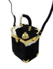 Cow Print Clutch with Brass Accents Additional image