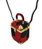 Cow Print Clutch with Brass Accents Additional image