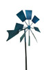 52 in. Metal Windmill Garden Stake Wind Spinner Additional image