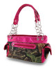 Rhinestone Cross Forest Camo Purse ID / Card / Change Holder Additional image
