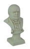 Museum White Finish Winston Churchill Bust Statue Main image