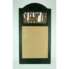 Rustic Wood Frame Country Deer Hanging Chalkboard with Hooks Additional image