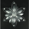 Jeweled 3D Metal Art Flower Wall Sculpture Set of 3 Additional image
