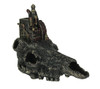 Antiqued Bronze Finish Steampunk Steer Skull Statue Main image