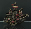 Hand Painted Steampunk Style Airship Gondola Statue Additional image