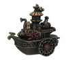 Hand Painted Steampunk Style Airship Gondola Statue Main image