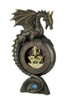 Steampunk Dragon Bronze Finish Table Clock With Moving Clockworks Main image