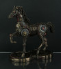 Incredibly Detailed Steampunk Style Prancing Horse Statue Additional image