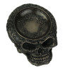 Antiqued Bronze Finish Human Skull Decorative Dish Main image