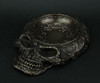 Antiqued Bronze Finish Human Skull Decorative Dish Additional image