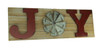 Distressed Look Holiday Word Sign Windmill Wall Hanging Main image