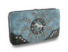 Western Horse Rhinestone Sunburst Studded Concealed Carry Handbag/Wallet Set Additional image