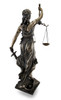 Bronzed Goddess of Justice `Themis` Sculptured Statue Additional image