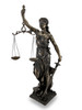 Bronzed Goddess of Justice `Themis` Sculptured Statue Main image