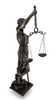 Bronzed Goddess of Justice `Themis` Sculptured Statue Additional image